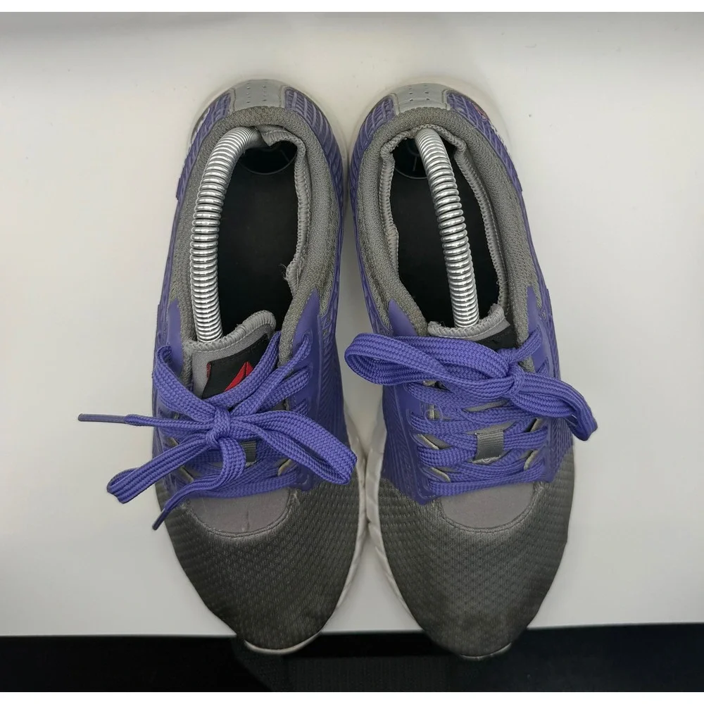 Reebok ZQuick Dash Women 7.5 Purple Grey Good V60319 Nanoweb Running Shoes